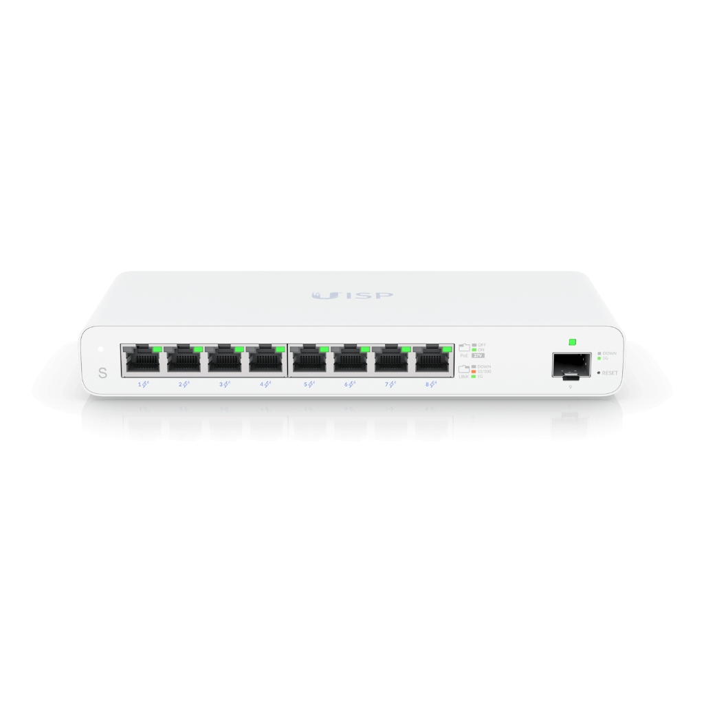 UBNT UISP-S - UISP Switch 8 Port 24V 110W PoE Yönetilebilir Switch ürün fiyat/ fiyatı, satış, Hemen Al, Sepete Ekle