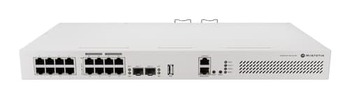 MikroTik CRS418-8P-8G-2S+RM 16× Gigabit (8× PoE-out), 2× 10G SFP+, Router Switch