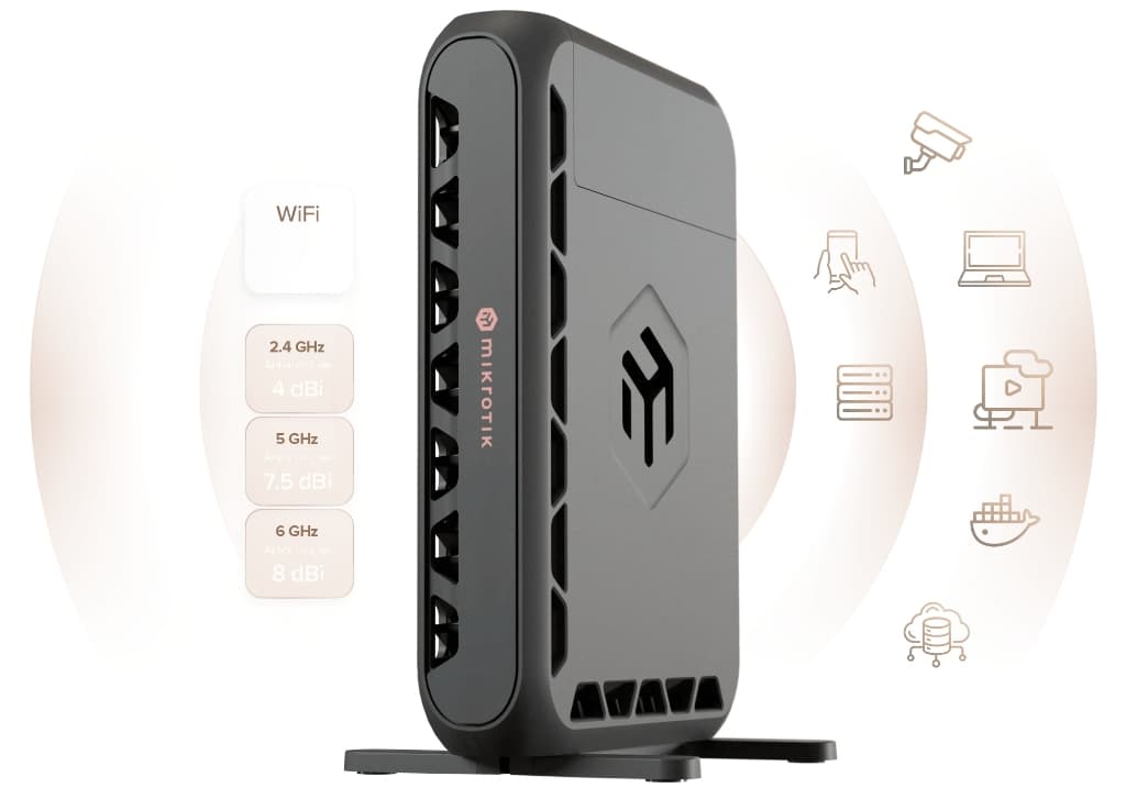 MikroTik hAP be³ Media Wi-Fi 7 firewall Router MA53UG+HbeH – Ev Medya ve Akıllı Otomasyon Merkezi