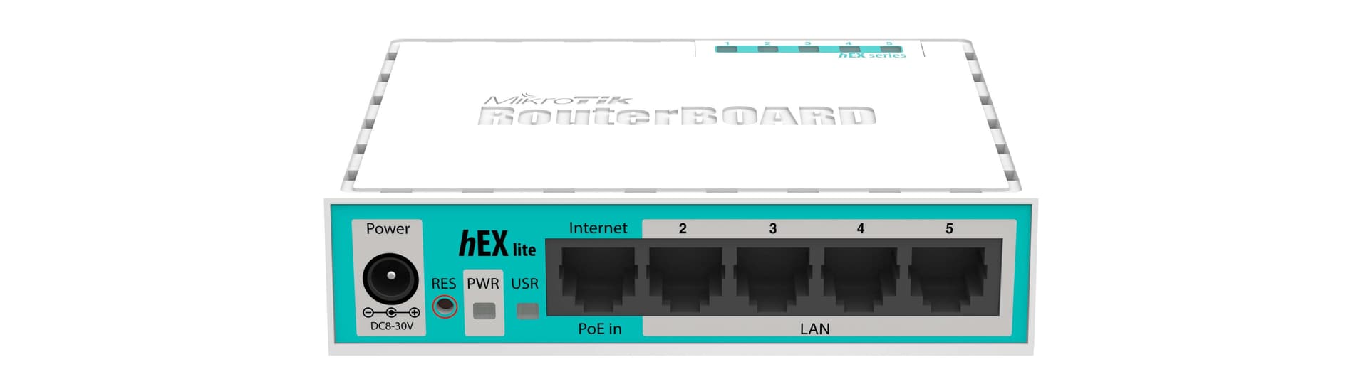 MikroTik RB750r2 - MikroTik hEX Lite 5 port L4 Soho Router + Firewall