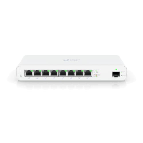 UBNT UISP-S - UISP Switch 8 Port 24V 110W PoE Yönetilebilir Switch