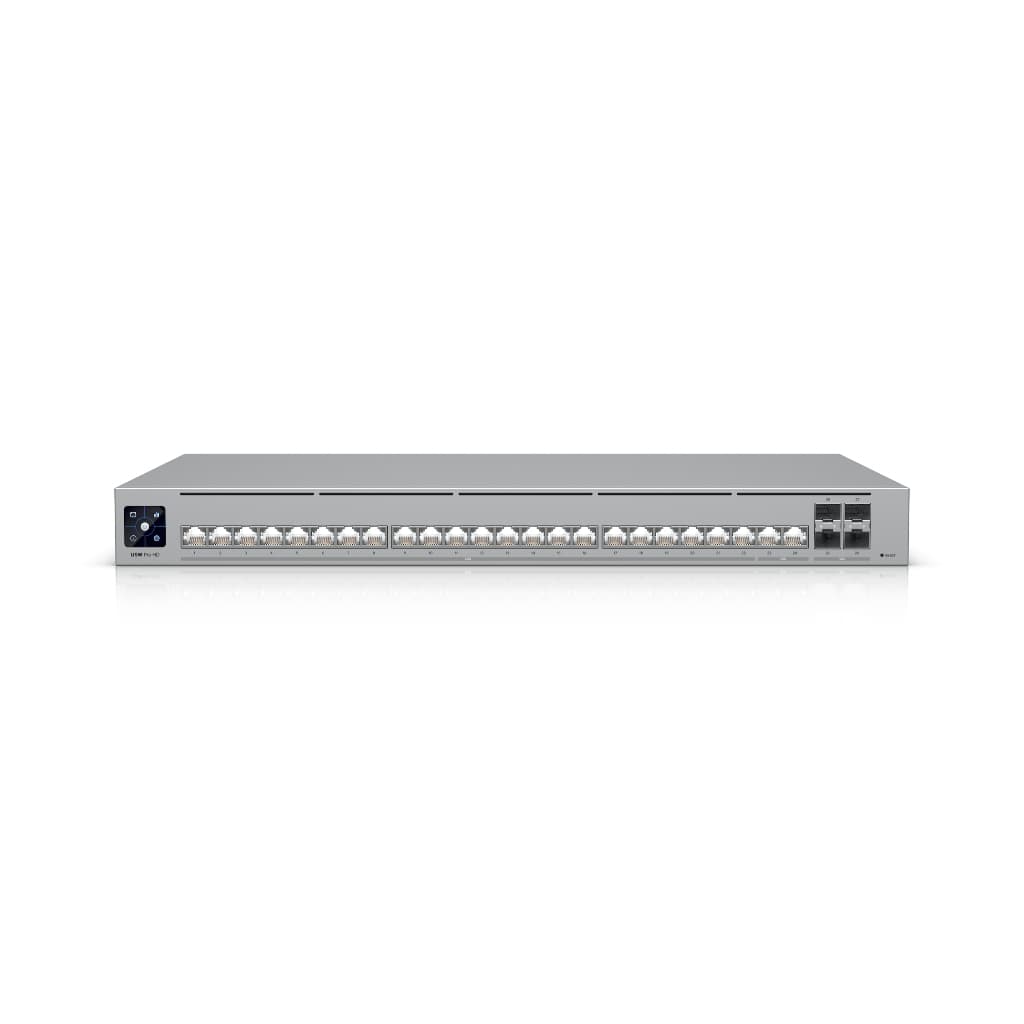 UBNT UniFi Pro HD 24 (USW-Pro-HD-24) | 2.5GbE, 10GbE RJ45, 10G SFP+ Layer 3 Switch
