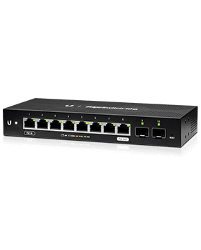 UBNT-ES-10X - UBNT Edge Switch 10X 8 Port Gigabit ve Fiber Destekli yönetilebilir Switch