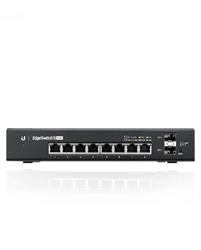 UBNT ES-8-150W - UBNT Edge Switch 8-150W 8 Port 2 SFP Gigabit Yönetilebilir PoE Switch