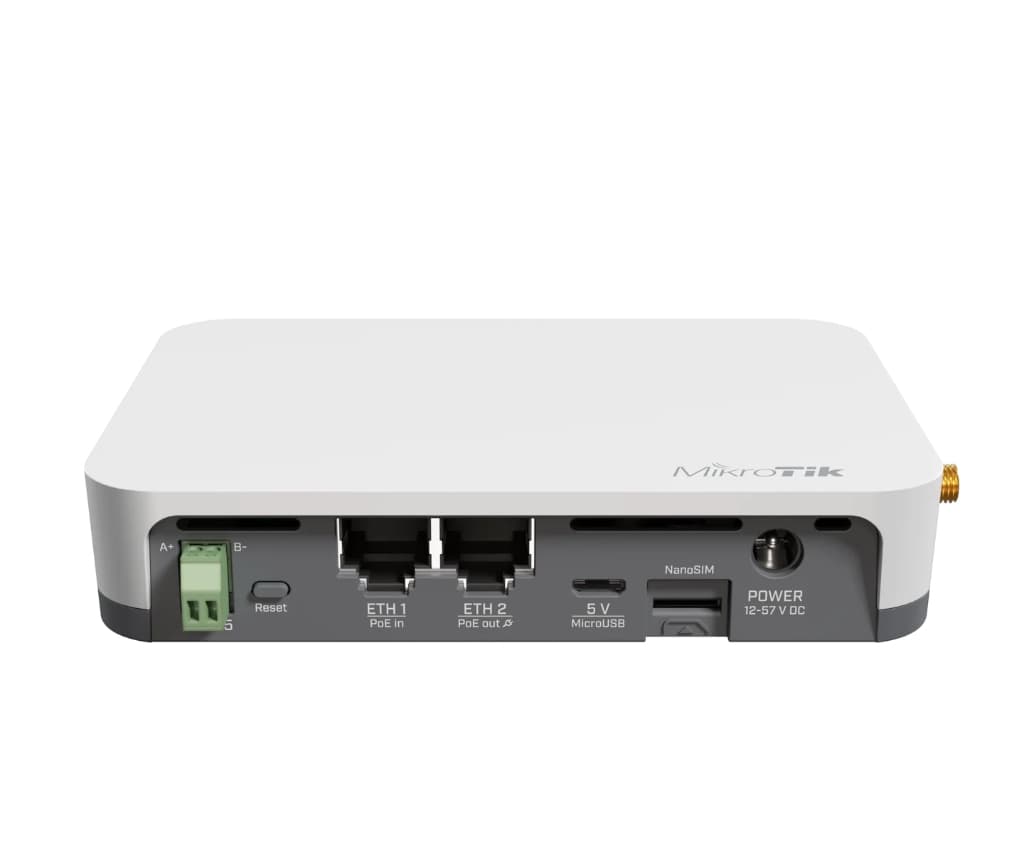 MikroTik KNOT LR8G kit – Endüstriyel LoRa IoT Gateway, GPS, LTE CAT-M1/NB2 ve PoE Destekli Akıllı Saha Ağ Geçidi