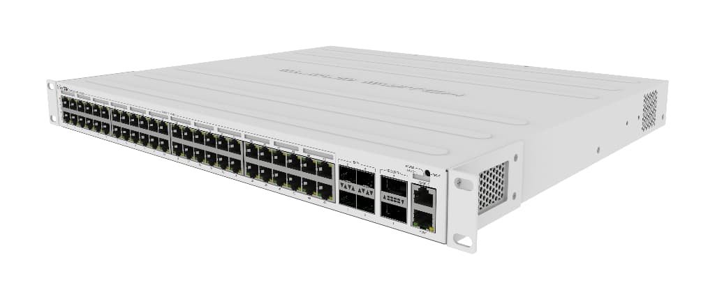 MikroTik CRS354-48P-4S+2Q+RM - 48 Port PoE-PoE+ 4 Port 10G SFP+ 2 Port 40G SFP Yönetilebilir Switch