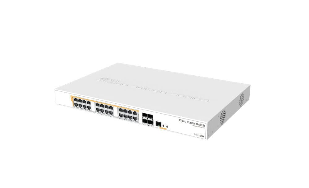 MikroTik CRS328-24P-4S+RM 24Port Akıllı Yönetilebilir Switch