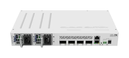 MikroTik CRS504-4XQ-IN 4× 100G QSFP28, 16× 25G breakout, 800 Gbps İç Mekan Omurga Switch