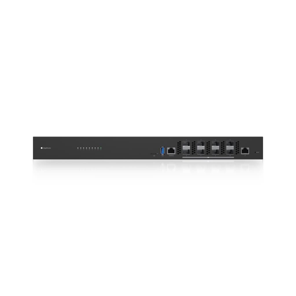 UBNT EdgeRouter Infinity (ER-8-XG) – 8× 10G SFP+ Portlu, 80 Gbps Firewall Router