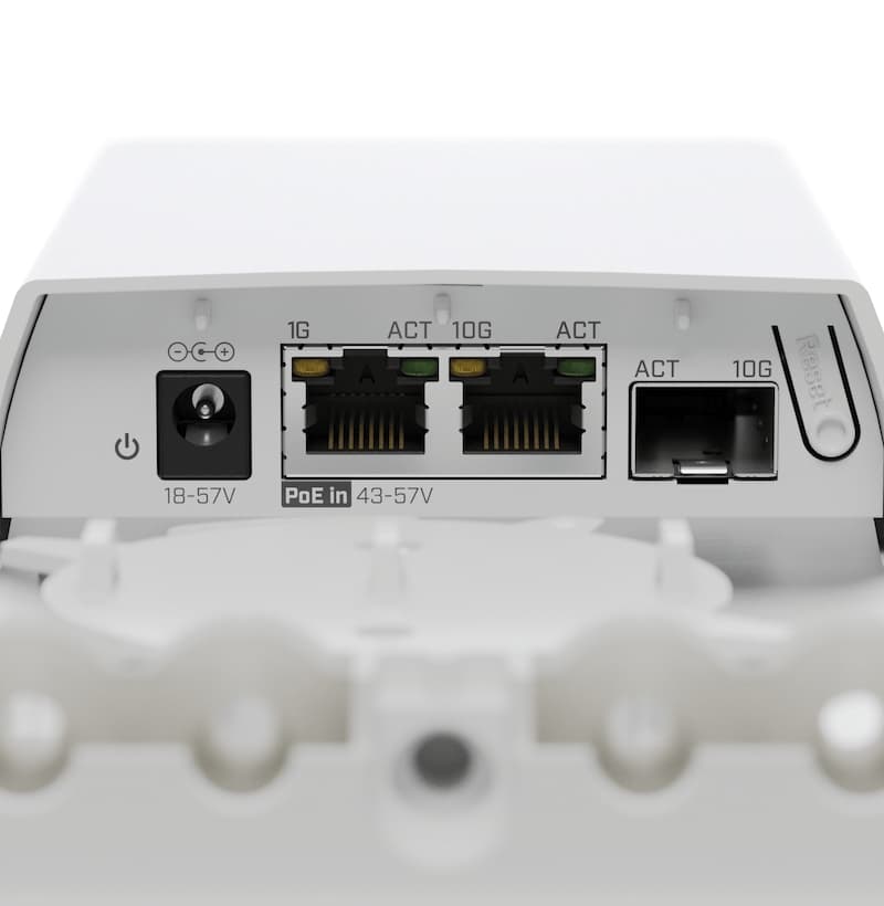MikroTik FTC11XG — 10G SFP+ to RJ45 Dış Mekan Medya Dönüştürücü • IP55 • SwOS Lite • PoE-in
