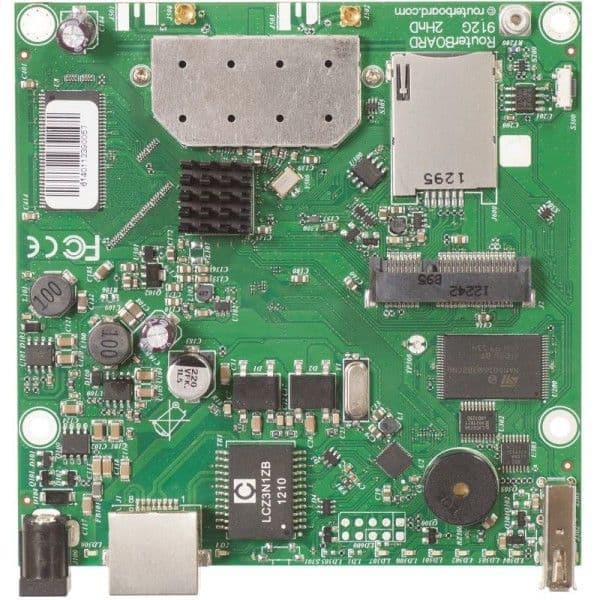 MikroTik RB912UAG-2HPnD | 2.4 GHz 2×2 GbE miniPCIe Board