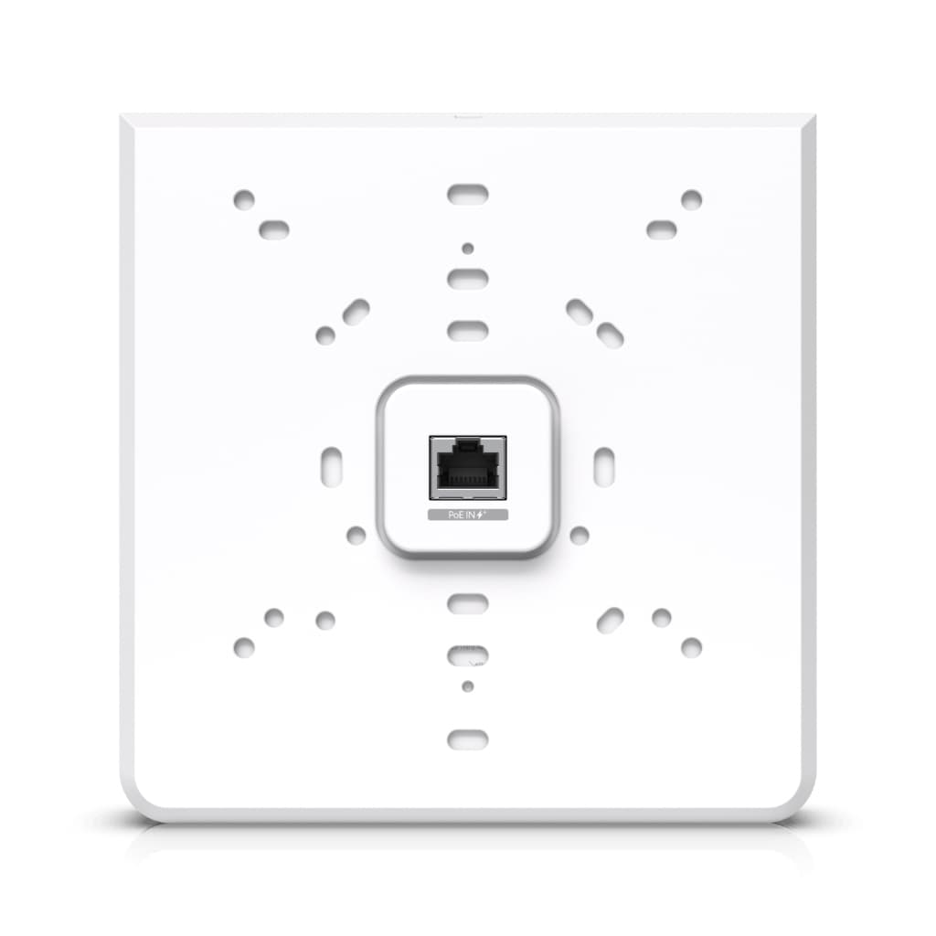 UBNT UniFi U6 Enterprise In-Wall U6-Enterprise-IW WiFi 6E 6 GHz Duvar Tipi AP – 10 Stream, 2.5 GbE, 4 Port Switch + PoE Out