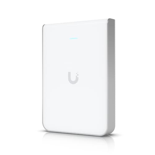 UBNT UniFi U6 In-Wall (U6-IW) WiFi 6 Duvar Tipi Access Point – 6 Stream, 4 Port GbE Switch, PoE Out, Otel Odası İçin İdeal