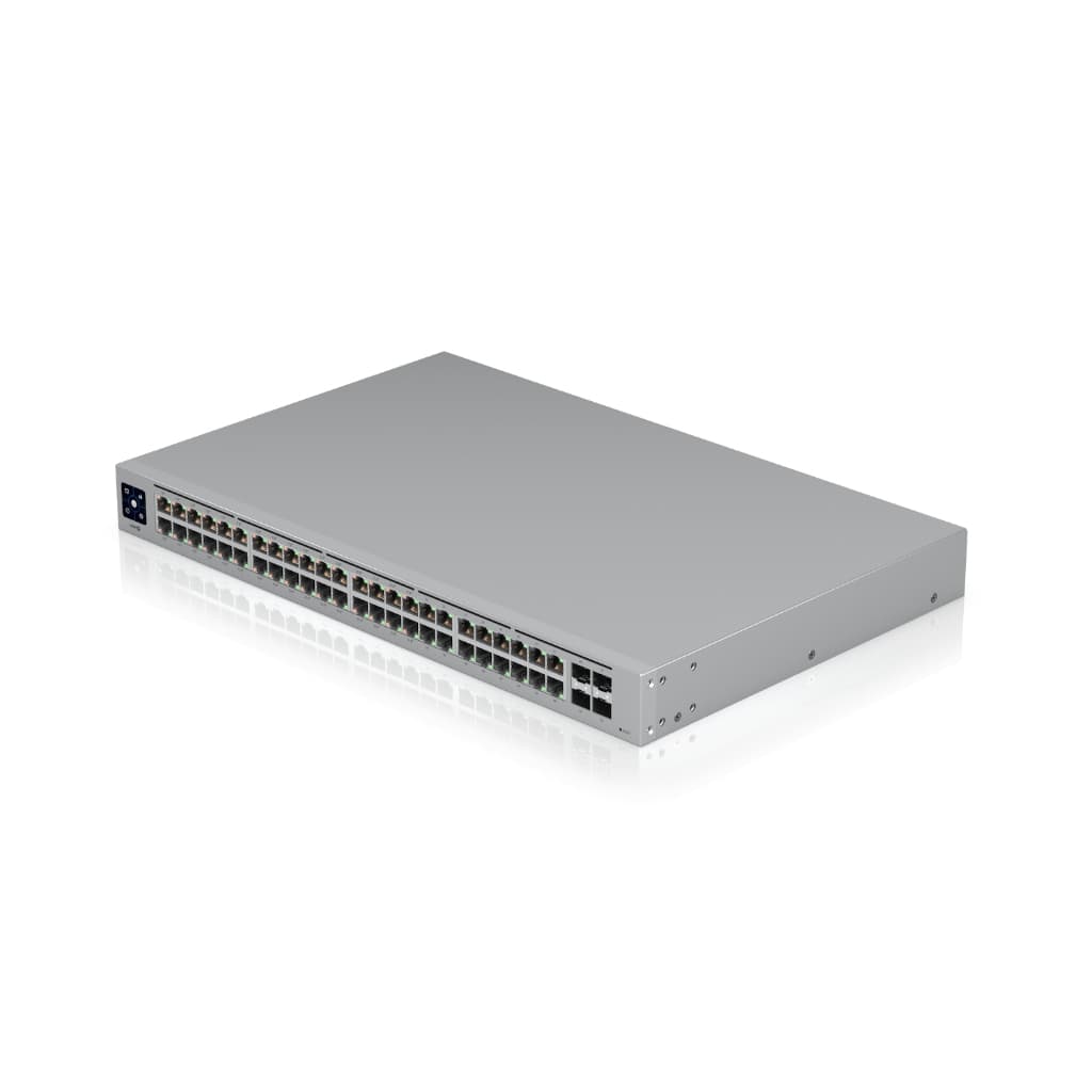 UBNT UniFi Standard 48 PoE (USW-48-POE) | 48 Portlu 195W PoE+ UniFi Switch