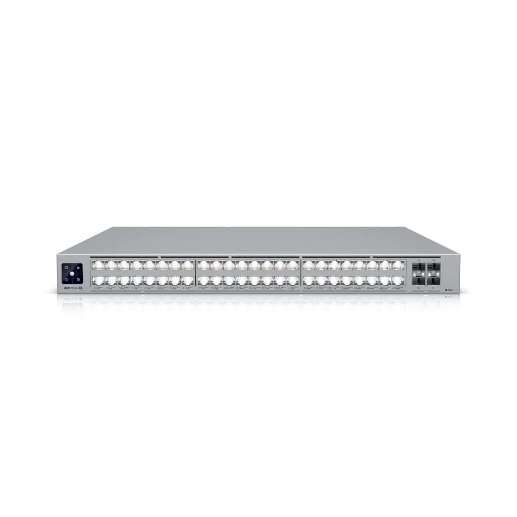 UBNT UniFi Pro XG 48 (USW-Pro-XG-48) | 48 Port 10GbE/2.5GbE Layer 3 Etherlighting™ PoE Switch