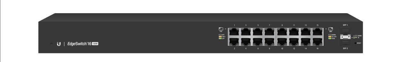 UBNT ES-16-150W - UBNT Edge Switch 16 Port 150W POE Layer3 Yönetilebilir Switch