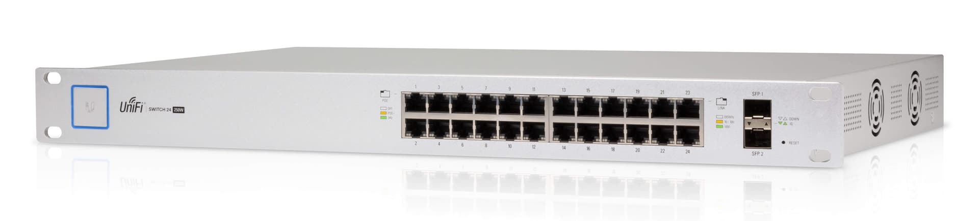UBNT UniFi US-24-250W - UBNT UniFi Switch 24 Port 250W PoE+Management Switch