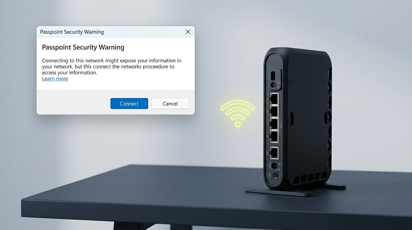 MikroTik Wi-Fi Ağlarında Windows "Passpoint" Uyarısı Neden Olur ve Nasıl Çözülür?