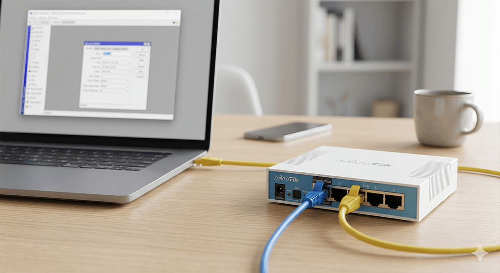 İlk MikroTik Ayarım: Yeni Başlayanlar İçin Temel Kurulum Rehberi