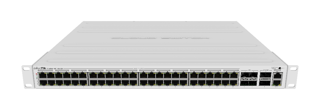 MikroTik CRS354-48P-4S+2Q+RM - 48 Port PoE-PoE+ 4 Port 10G SFP+ 2 Port 40G SFP Yönetilebilir Switch fiyatı, stok durumu ve online satın alma | wifianten.com