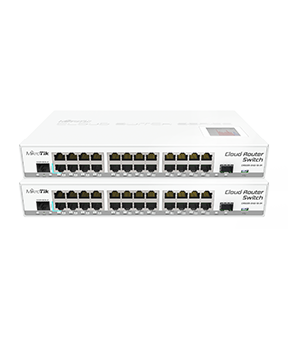 Mikrotik MikroTik CRS125-24G-1S-IN 24 Port Gigabit Router Switch - görsel 2