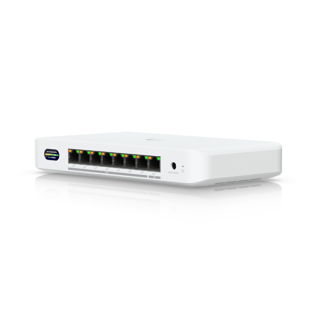 UBNT UniFi Device Bridge Switch (UDB-Switch) – WiFi 7 Uplink’li 10GbE + 2.5GbE 8 Port PoE+ Switch | 0.96” LCM, 6 GHz Ready ürün fiyat/ fiyatı, satış, Hemen Al, Sepete Ekle