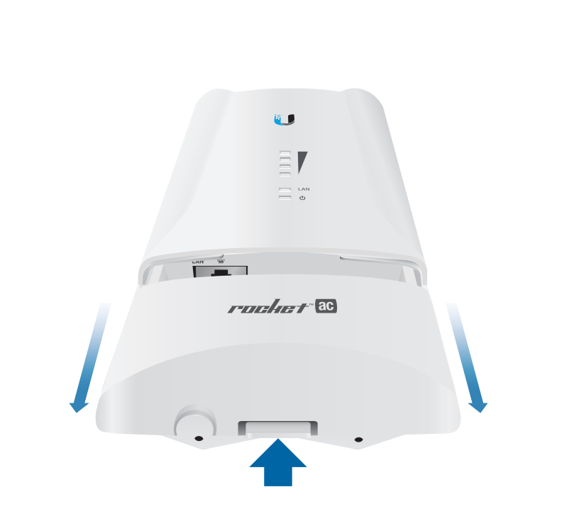 UBNT Rocket 5AC Lite UBNT R5AC-Lite - UBNT Rocket AC Lite 5GHz 802.11ac 450 Mbps AP - görsel 3