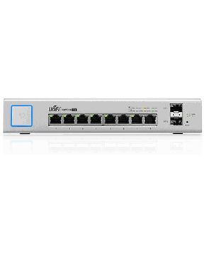 UBNT UniFi Switch 8 150W UBNT UniFi US-8-150W - UBNT UniFi Switch 8 Port 150W PoE+ Layer3 Yönetilebilir Switch - US-8-150W - görsel 3
