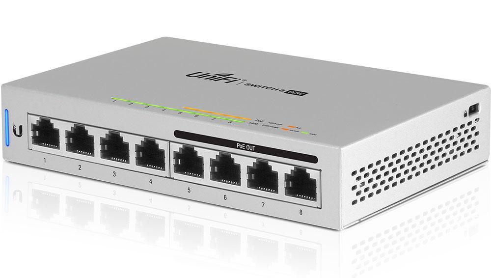 UBNT UniFi Swich 8 60W UBNT US-8-60W - UBNT UniFi Switch 8 Port 60W Layer3 Yönetilebilir Switch - görsel 5